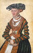 Lorens Pasch the Younger A Lady in a green velvet and orange dress and a pearl Germany oil painting artist